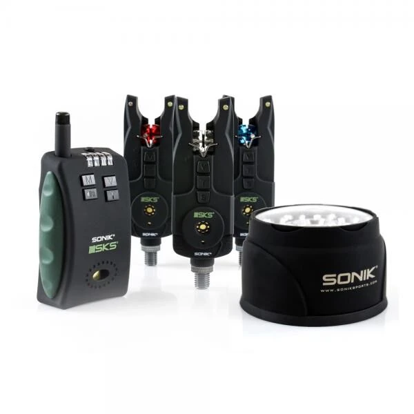 Sonik SKS Alarm Set 3+1 + Free Bivvy Light