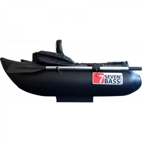 Seven Bass Design Bellyboat Tomahawk Zwart - Afbeelding 3