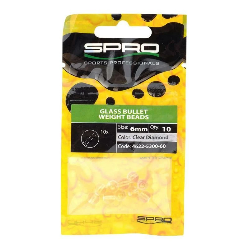 Spro Round Smooth Glass Beads Clear Diamond - Afbeelding 2