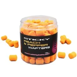 Sticky Baits Sticky Peach & Pepper Wafters 16mm - 130g