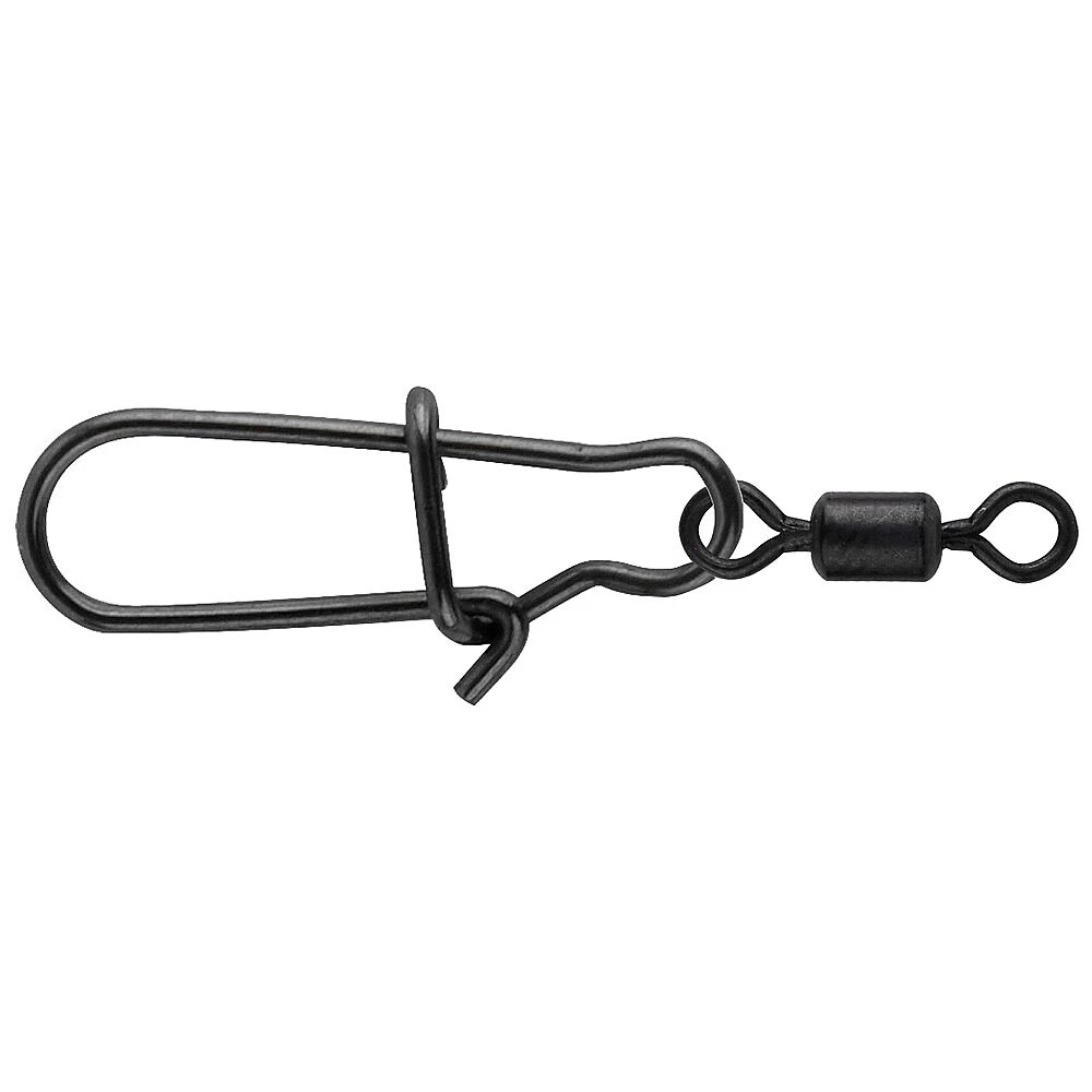 Spro Matt Black Easy Snap Rolling Swivel